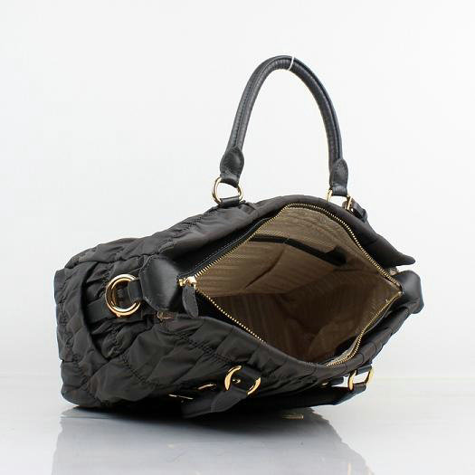 2014 Replica Designer Gaufre Nylon Fabric Tote Bag BN1336 grey